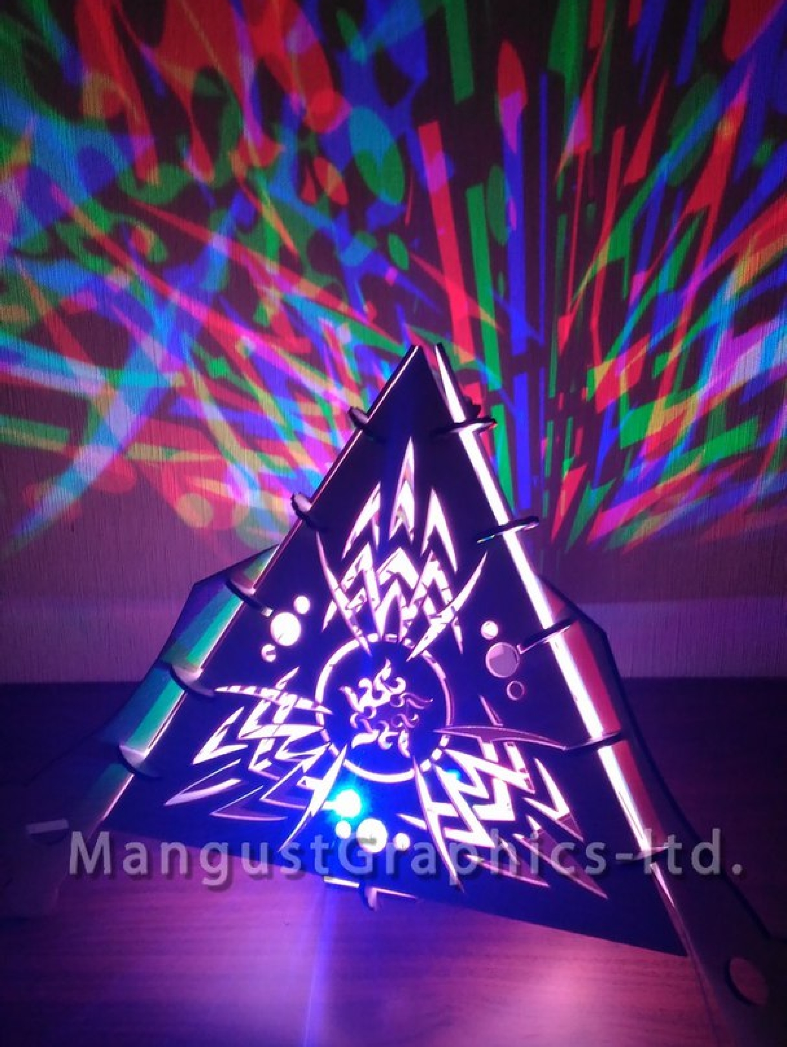 Triângulo da luz noturna da lâmpada khang